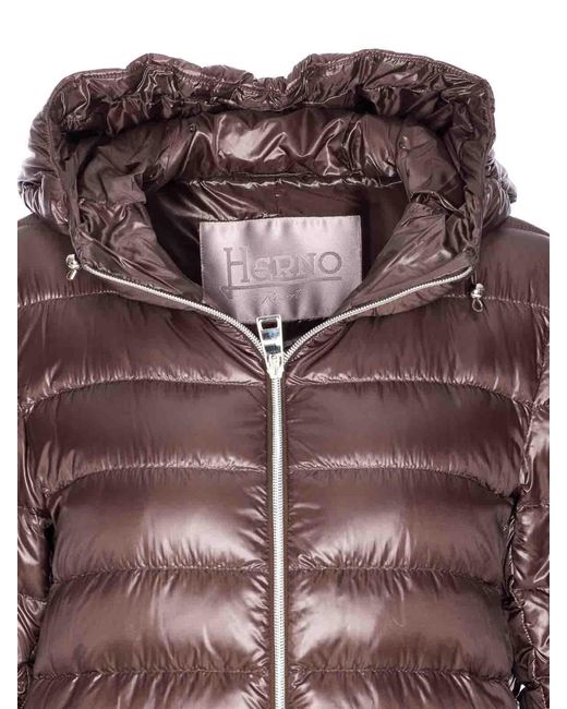 Herno Purple A-Shape Ultrilight Down Jacket