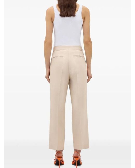 Pantaloni di MSGM in Natural