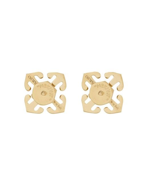 Off-White c/o Virgil Abloh Metallic Mini Earrings