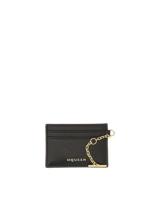 McQueen White Wallets & Purses