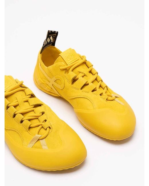 Loewe Yellow 'Grip' Sneakers
