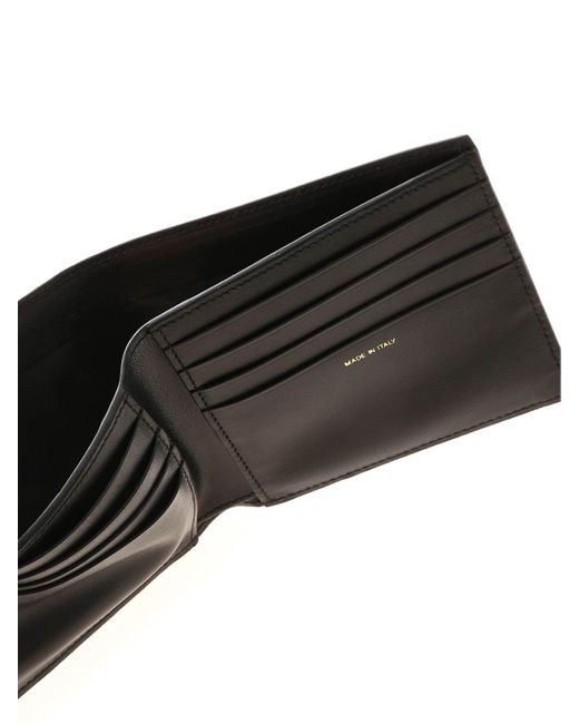 Paul Smith Black Logo Lettering Pattern Wallet for men