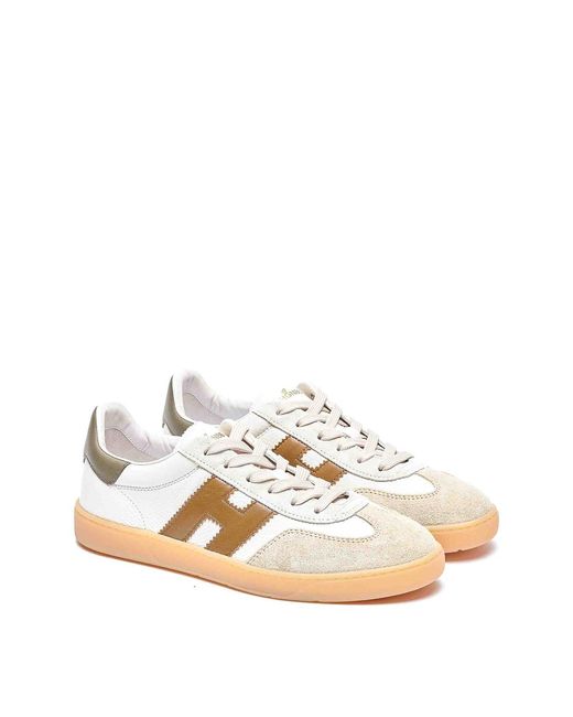 Hogan White Cool Sneakers for men