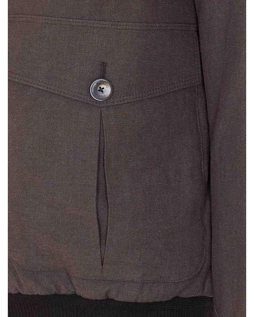Herno Brown Bomber for men