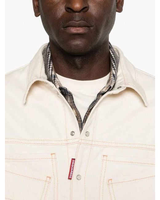 DSquared² White 'Carpenter' Shirt for men