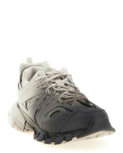Balenciaga Gray Track Gradient Sneakers for men