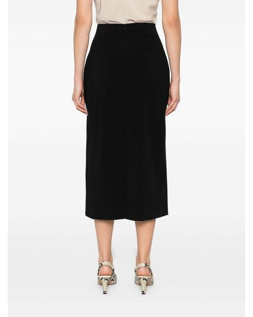 Alberta Ferretti Black Stretch Virg