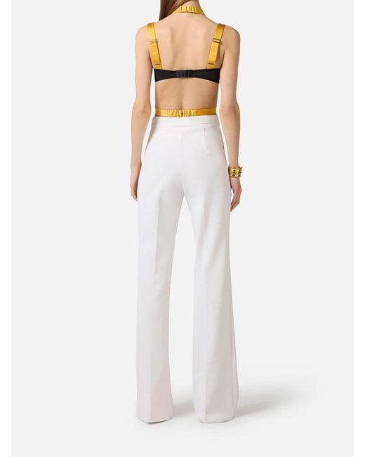 Elisabetta Franchi White Pants