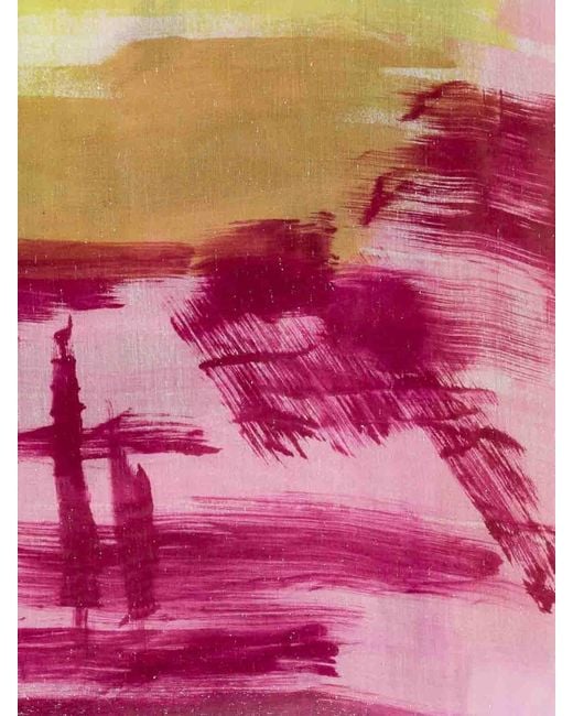 Faliero Sarti Pink Multicolored Laerte Scarf