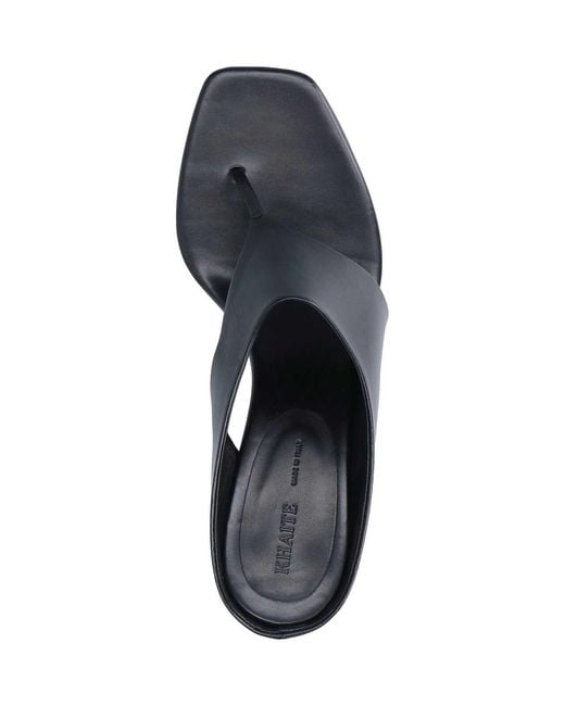 Khaite Black Marlow Mules