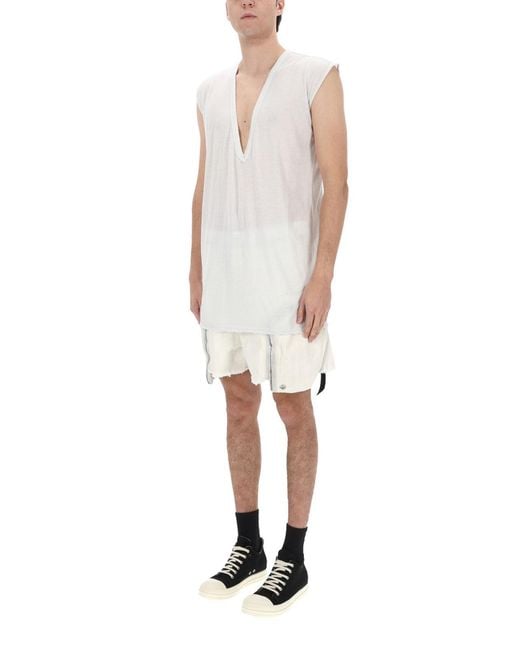 Rick Owens White T-Shirt Dylan T for men