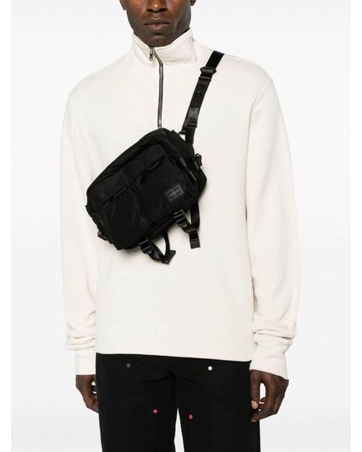 Porter-Yoshida and Co Black Senses Shoulder Bag for men