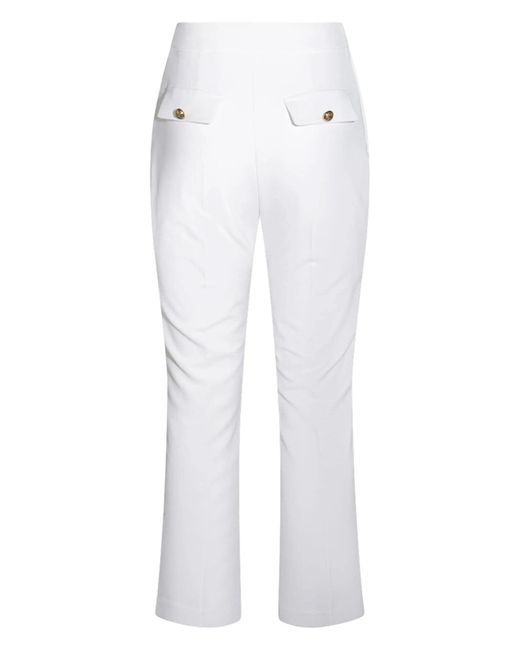 Elisabetta Franchi White Trousers