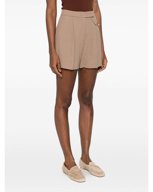 Elisabetta Franchi Natural Chain Shorts
