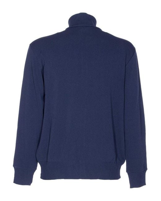 Autry Blue Jacket Zip Closure for men