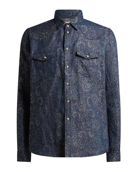 Etro Blue Shirt for men