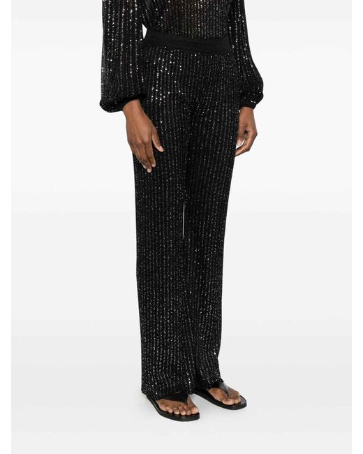 Missoni Black Flared Leg Trousers