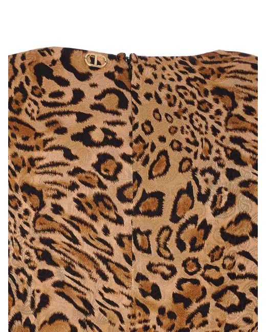 Twinset Natural Leo Dress