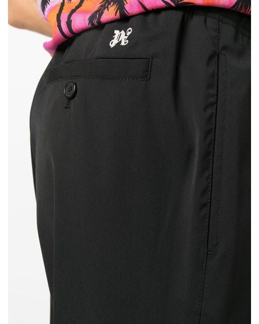 Palm Angels Black Track Pant for men