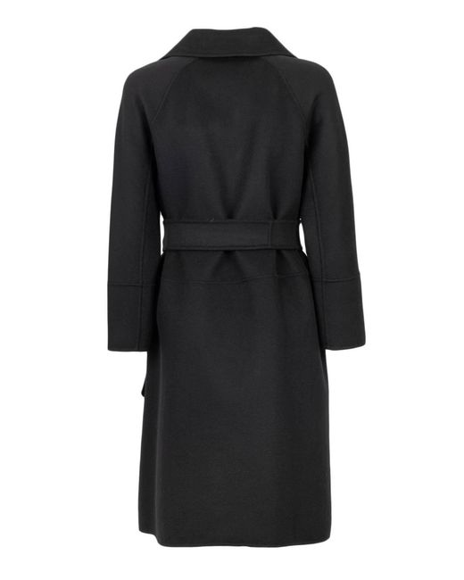 Max Mara Black Arona Coat