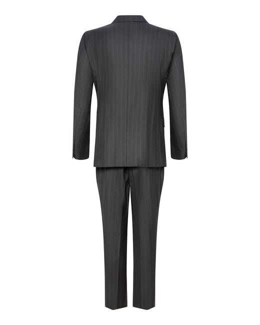 Franzese Collection Gray Single-Breasted Bugatti Suit for men
