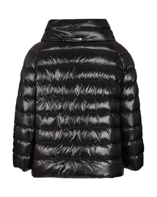 Herno Black Aminta Puff Coat