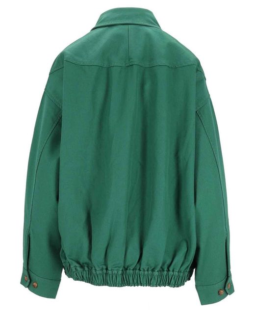Polo Ralph Lauren Green Oversized Cotton Windbreaker