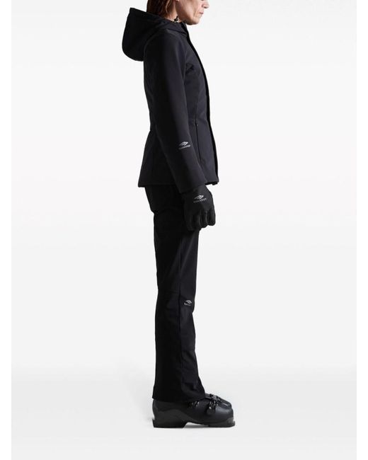 Balenciaga Blue 3B Sports Icon Ski Parka Coat