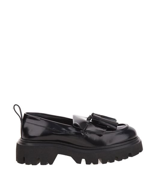 MSGM Black Loafers
