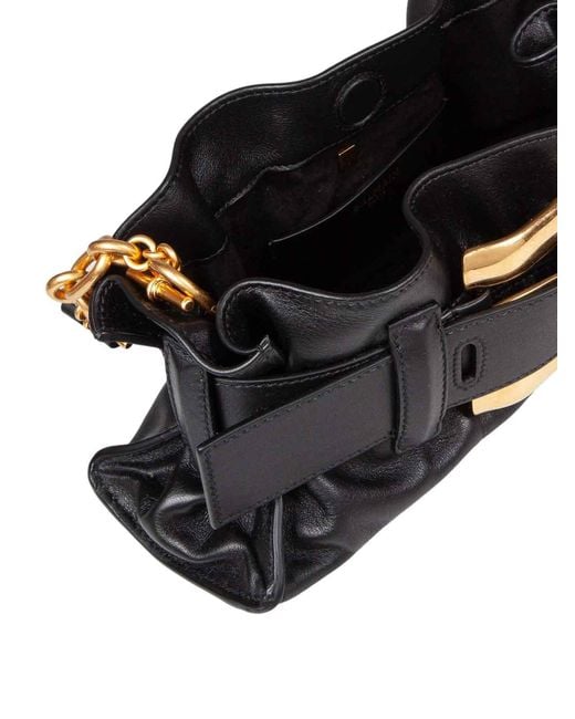 Balmain White Anthem Mini Handbag