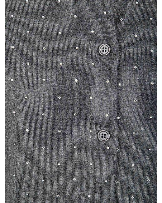Fabiana Filippi Gray Cardigan