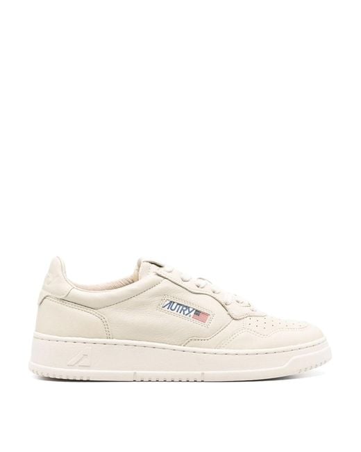 Autry White Medalist Sneakers for men