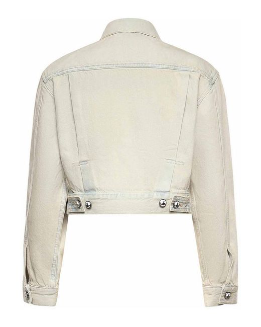 Vivienne Westwood Natural Marlene Cropped Denim Jacket