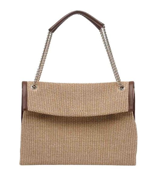 Orciani Natural Medium Venus Shoulder Bag
