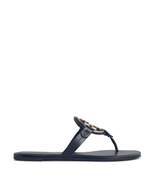Tory Burch Blue Miller Sandals With