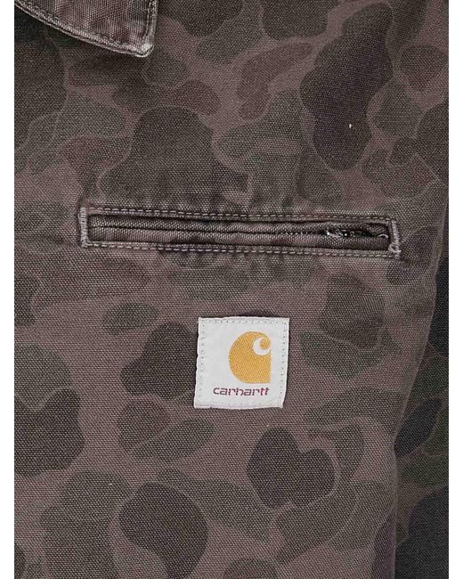 Carhartt Gray Duck Detroit Jacket for men