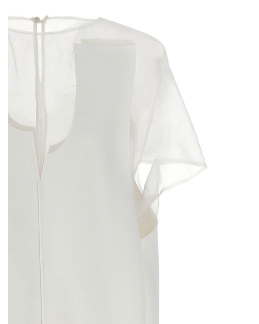 Khaite White Winona' Dress