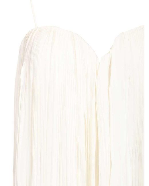 ROTATE BIRGER CHRISTENSEN White Midi Dress