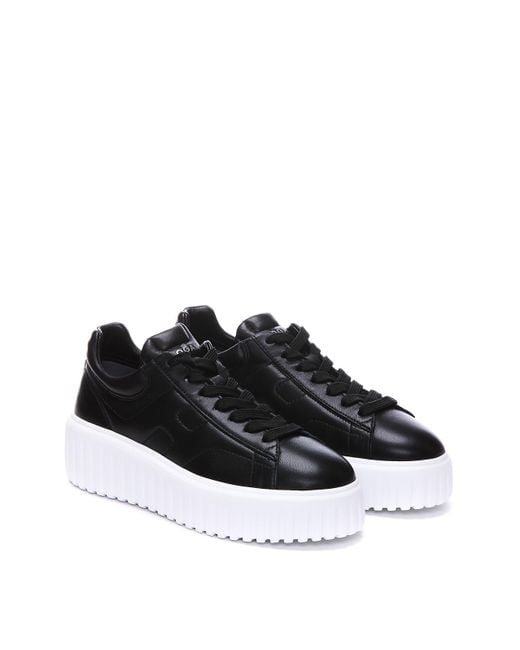 Hogan Black H-stripes - Sneakers