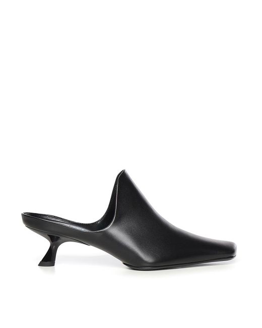 Loewe Black Emily Leather Mule