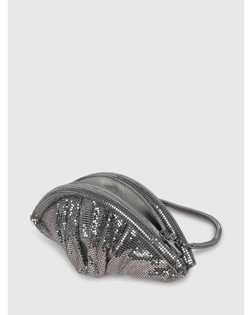 Rabanne White Clutch