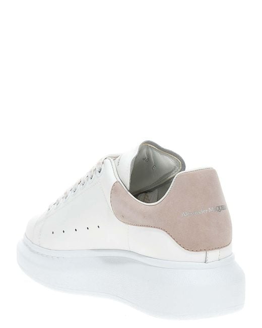 Alexander McQueen White Larry Sneakers