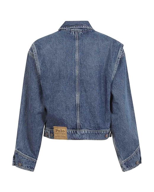 Polo Ralph Lauren Blue Trucker Jacket