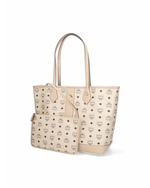 MCM Natural Liz Tote Bag