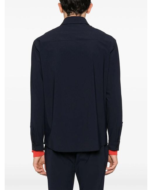 Cruna Blue Overshirt for men