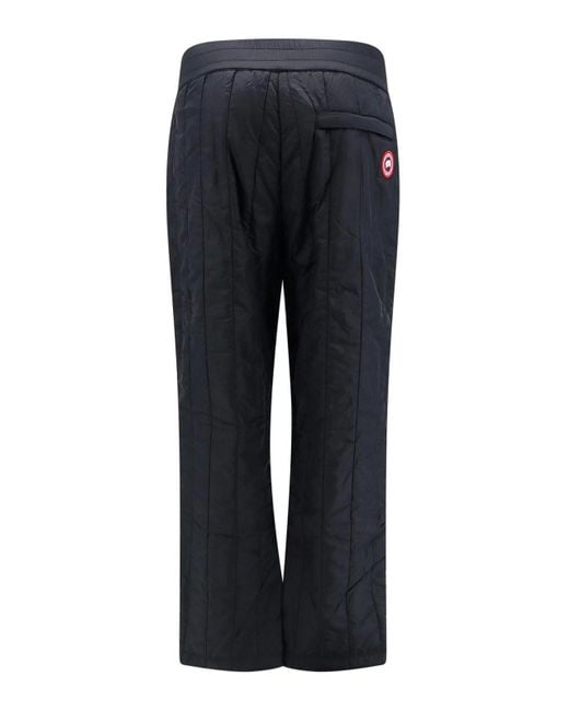 Canada Goose Blue Padded And Quilted Nylon Trouser for men