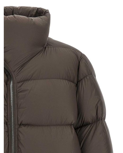 Rick Owens Brown 'Turtle' Down Jacket for men