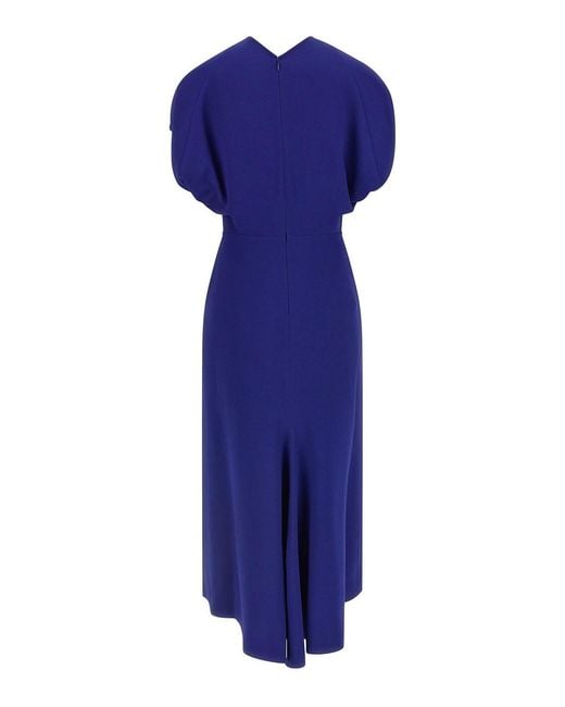 Victoria Beckham Blue Edith Dress