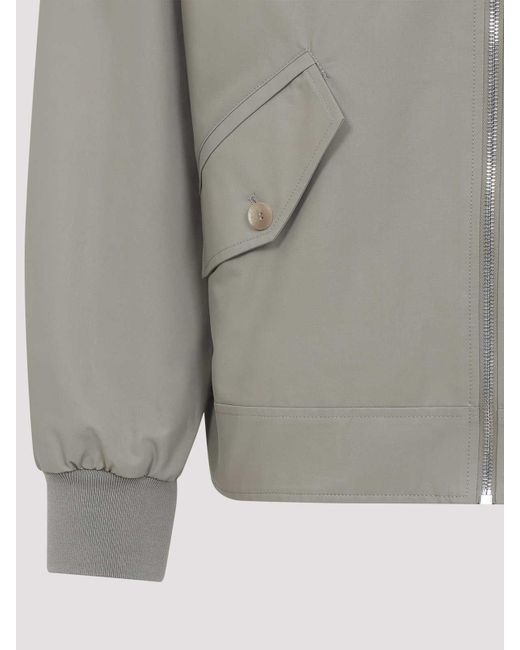 Givenchy Gray Cotton Jacket for men
