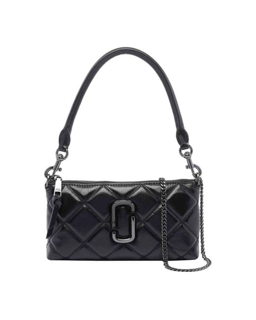 Marc Jacobs Black The Quilted Snapshot Convertible Shoulder Bag